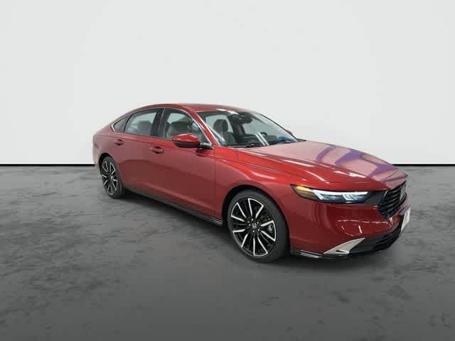 2026 Honda Accord Hybrid Touring Radiant Red Metallic at Honda of Clear Lake