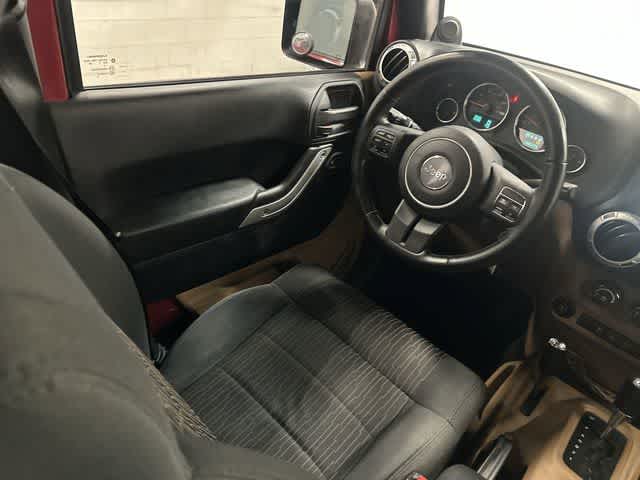 2011 Jeep Wrangler Unlimited Rubicon Deep Cherry Red Crystal Pearl Coat at Group 1 Toyota Southwest