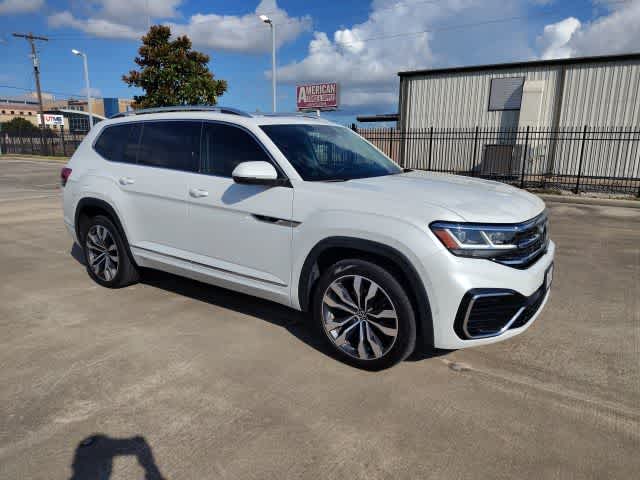 2023 Volkswagen Atlas 3.6L V6 SEL Premium R-Line Opal White Pearl at AutoNation Chevrolet Gulf Fwy
