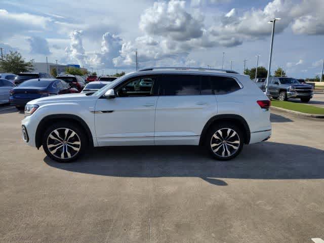 2023 Volkswagen Atlas 3.6L V6 SEL Premium R-Line Opal White Pearl at AutoNation Chevrolet Gulf Fwy