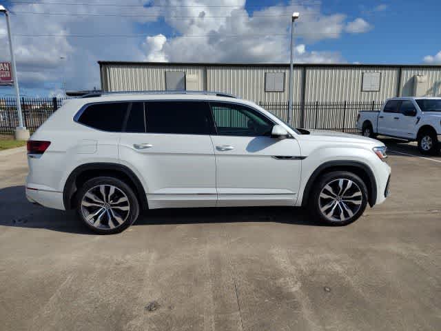 2023 Volkswagen Atlas 3.6L V6 SEL Premium R-Line Opal White Pearl at AutoNation Chevrolet Gulf Fwy