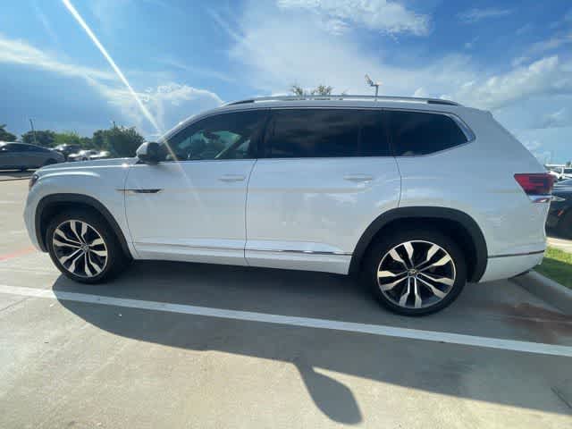 2023 Volkswagen Atlas 3.6L V6 SEL Premium R-Line Opal White Pearl at AutoNation Chevrolet Gulf Fwy