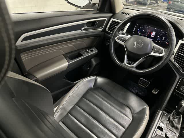 2023 Volkswagen Atlas 3.6L V6 SEL Premium R-Line Opal White Pearl at Tomball Ford