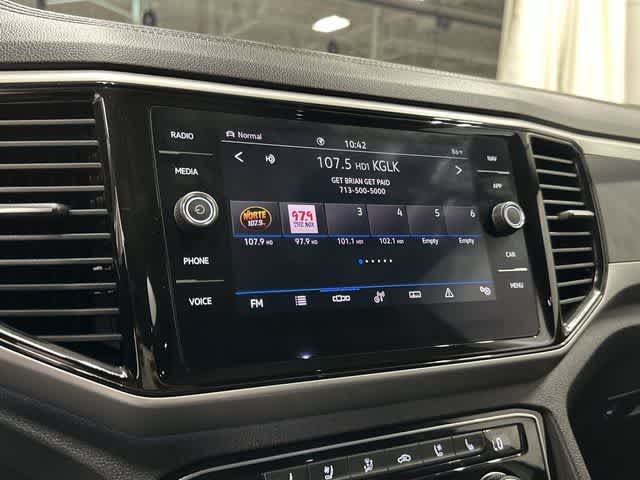 2023 Volkswagen Atlas 3.6L V6 SEL Premium R-Line Opal White Pearl at Tomball Ford