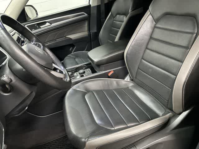 2023 Volkswagen Atlas 3.6L V6 SEL Premium R-Line Opal White Pearl at Tomball Ford