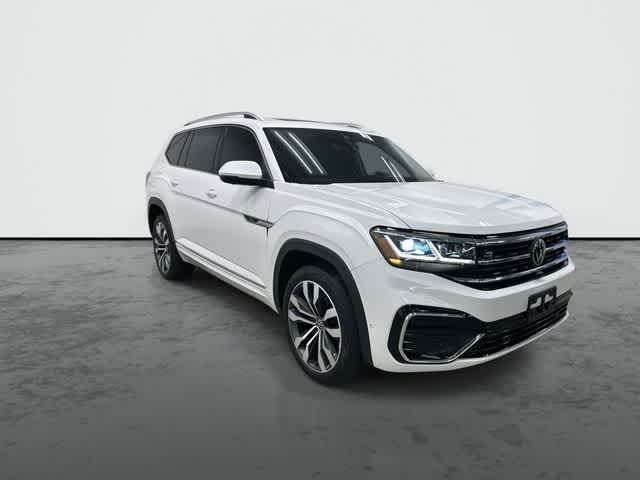 2023 Volkswagen Atlas 3.6L V6 SEL Premium R-Line Opal White Pearl at Tomball Ford