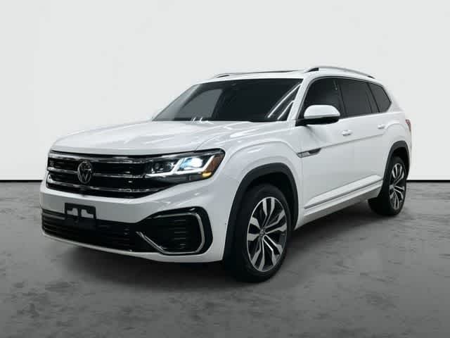 2023 Volkswagen Atlas 3.6L V6 SEL Premium R-Line Opal White Pearl at Tomball Ford
