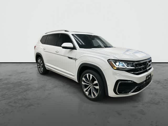 2023 Volkswagen Atlas 3.6L V6 SEL Premium R-Line Opal White Pearl at Tomball Ford
