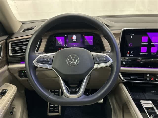 2025 Volkswagen Atlas 2.0T SEL Premium R-Line Opal White Pearl at Mercedes-Benz of Houston North