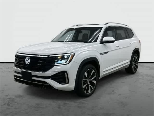 2025 Volkswagen Atlas 2.0T SEL Premium R-Line Opal White Pearl at Mercedes-Benz of Houston North