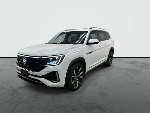 2025 Volkswagen Atlas 2.0T SEL Premium R-Line Opal White Pearl at Mercedes-Benz of Houston North