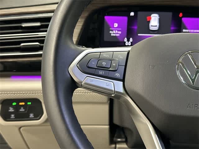 2025 Volkswagen Atlas 2.0T SEL Premium R-Line Opal White Pearl at Mercedes-Benz of Houston North