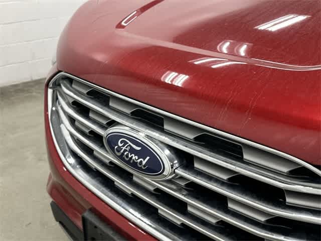 2024 Ford Edge Titanium Rapid Red Metallic Tinted Clearcoat at AutoNation USA Katy