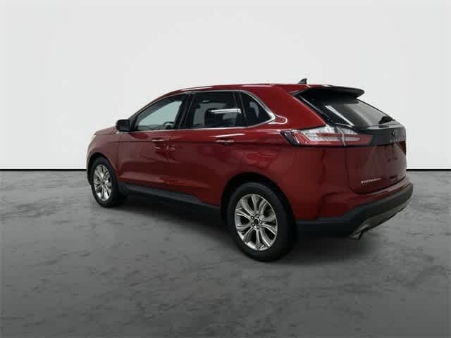 2024 Ford Edge Titanium Rapid Red Metallic Tinted Clearcoat at AutoNation USA Katy