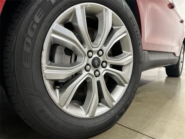 2024 Ford Edge Titanium Rapid Red Metallic Tinted Clearcoat at AutoNation USA Katy
