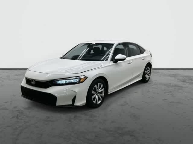 2025 Honda Civic LX Platinum White Pearl at Honda of Clear Lake