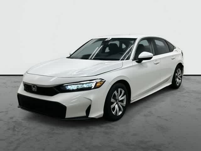 2025 Honda Civic LX Platinum White Pearl at Honda of Clear Lake