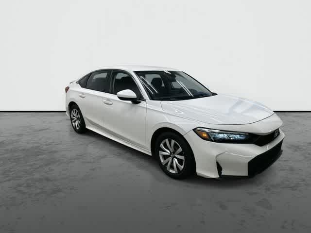 2025 Honda Civic LX Platinum White Pearl at Honda of Clear Lake