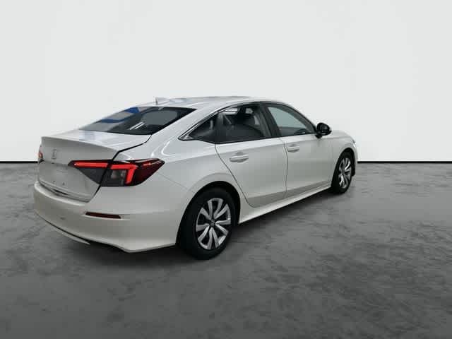 2025 Honda Civic LX Platinum White Pearl at Honda of Clear Lake