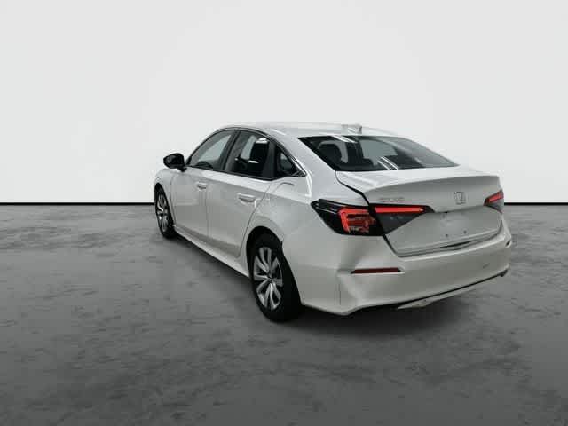 2025 Honda Civic LX Platinum White Pearl at Honda of Clear Lake