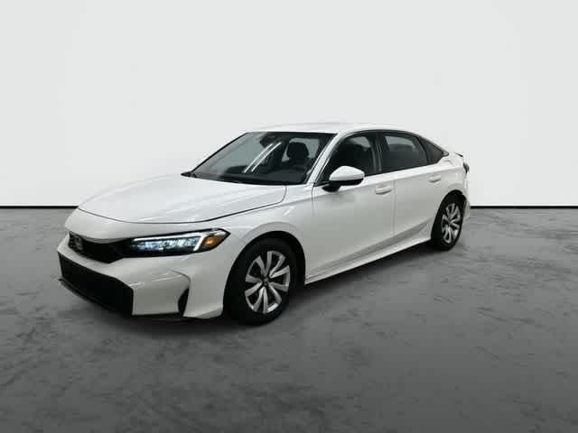 2025 Honda Civic LX Platinum White Pearl at Honda of Clear Lake