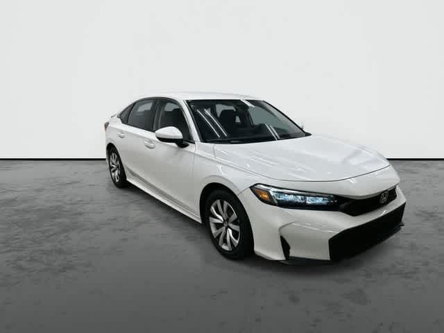 2025 Honda Civic LX Platinum White Pearl at Honda of Clear Lake