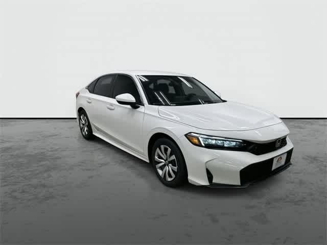2026 Honda Civic LX Platinum White Pearl at Honda of Clear Lake
