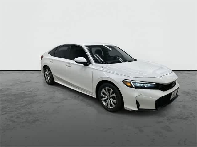 2026 Honda Civic LX Platinum White Pearl at Honda of Clear Lake