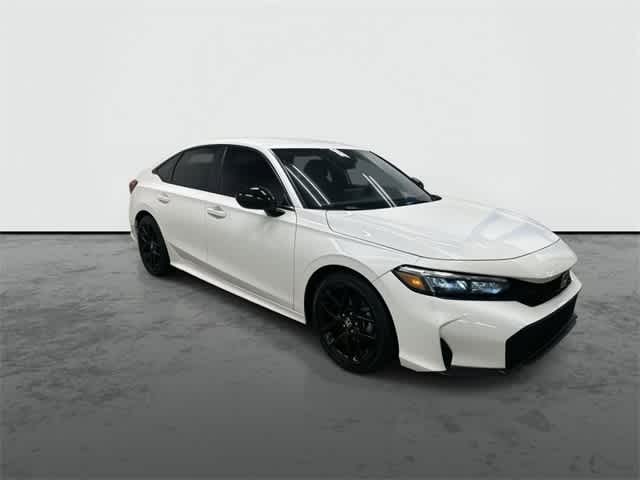 2025 Honda Civic Sport Platinum White Pearl at Honda of Clear Lake
