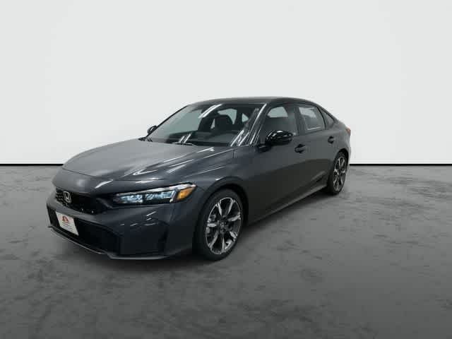 2026 Honda Civic Hybrid Sport Touring Meteorite Gray Metallic at Honda of Clear Lake