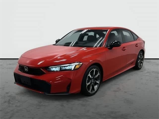 2025 Honda Civic Hybrid Sport Touring Rallye Red at Honda of Clear Lake