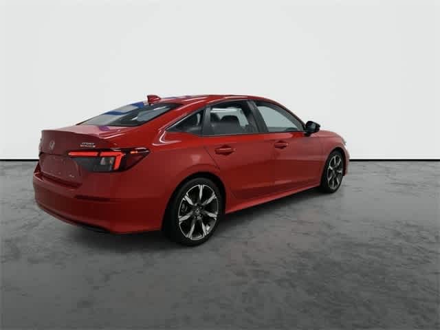 2025 Honda Civic Hybrid Sport Touring Rallye Red at Honda of Clear Lake