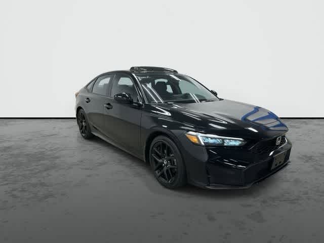 2025 Honda Civic Hybrid Sport Crystal Black Pearl at Westside Kia