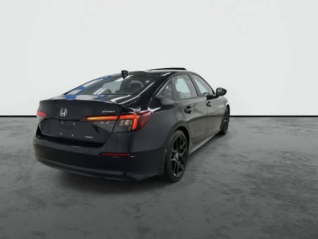 2025 Honda Civic Hybrid Sport Crystal Black Pearl at Westside Kia