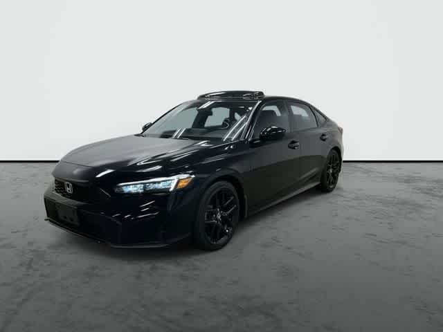 2025 Honda Civic Hybrid Sport Crystal Black Pearl at Westside Kia