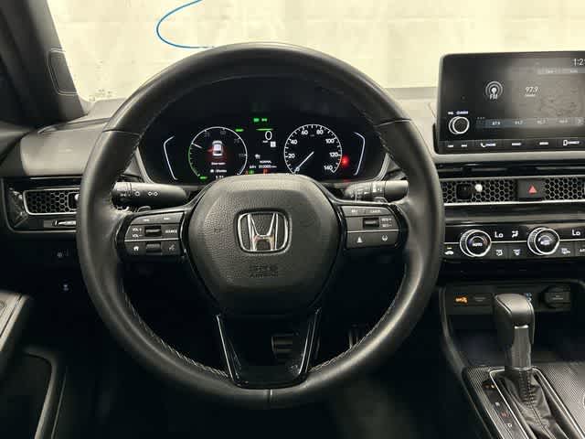 2025 Honda Civic Hybrid Sport Crystal Black Pearl at Westside Kia