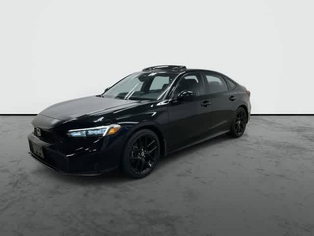 2025 Honda Civic Hybrid Sport Crystal Black Pearl at Westside Kia