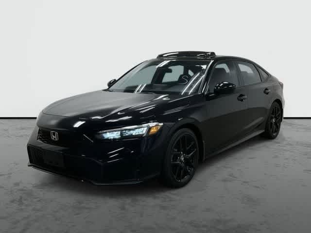 2025 Honda Civic Hybrid Sport Crystal Black Pearl at Westside Kia