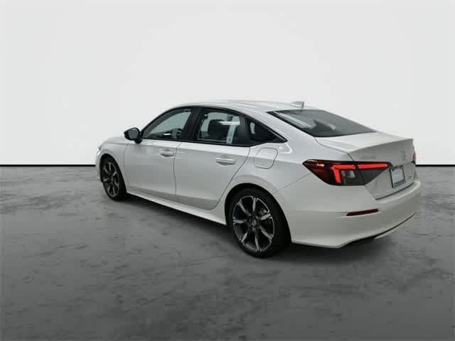 2025 Honda Civic Hybrid Sport Touring Platinum White Pearl at Honda of Clear Lake