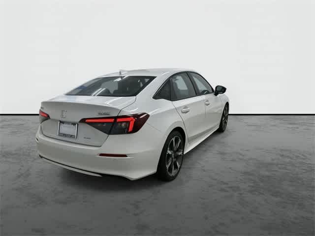 2025 Honda Civic Hybrid Sport Touring Platinum White Pearl at Honda of Clear Lake