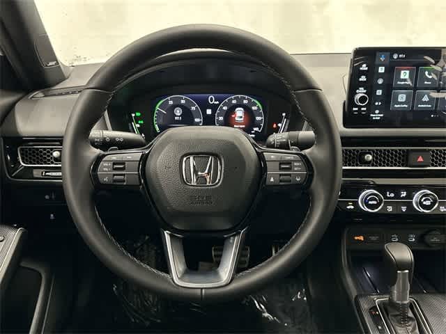 2025 Honda Civic Hybrid Sport Touring Platinum White Pearl at Honda of Clear Lake