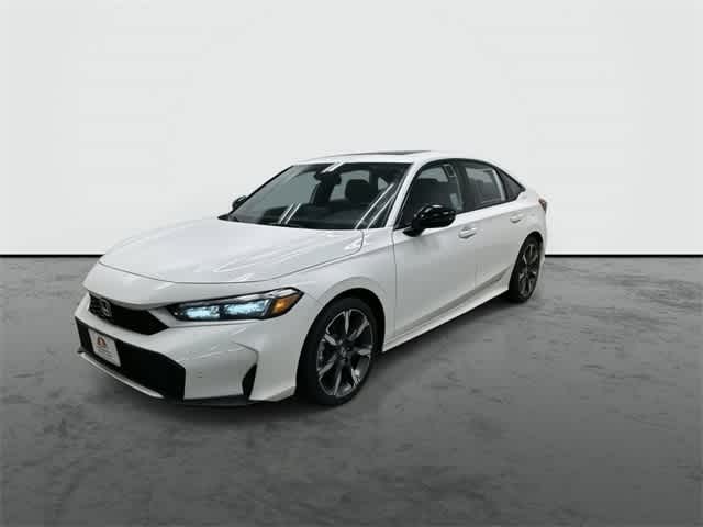 2025 Honda Civic Hybrid Sport Touring Platinum White Pearl at Honda of Clear Lake