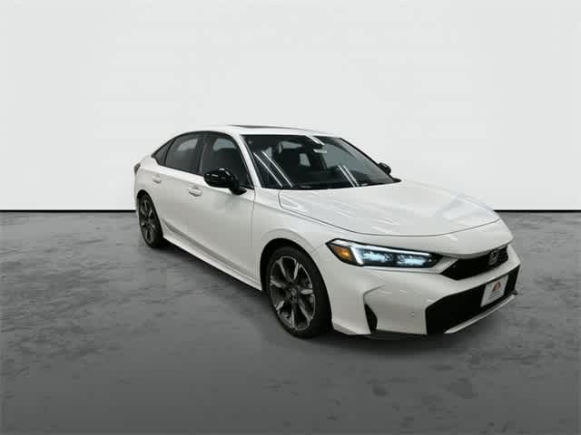2025 Honda Civic Hybrid Sport Touring Platinum White Pearl at Honda of Clear Lake