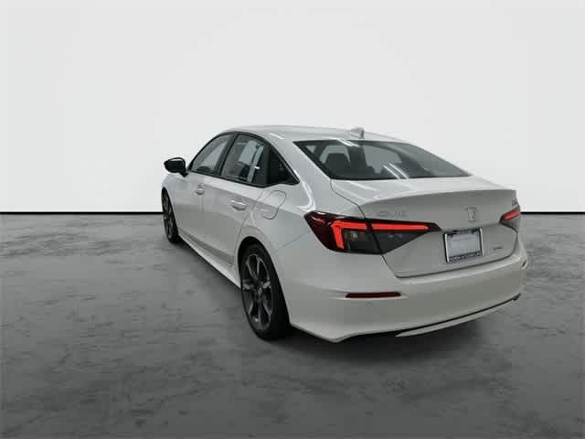 2025 Honda Civic Hybrid Sport Touring Platinum White Pearl at Honda of Clear Lake