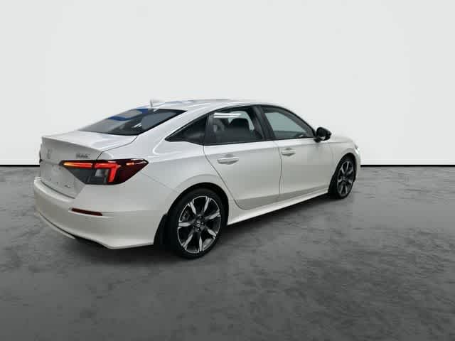 2025 Honda Civic Hybrid Sport Touring Platinum White Pearl at Honda of Clear Lake