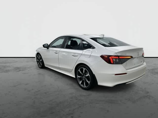 2025 Honda Civic Hybrid Sport Touring Platinum White Pearl at Honda of Clear Lake