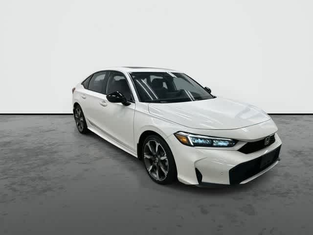2025 Honda Civic Hybrid Sport Touring Platinum White Pearl at Honda of Clear Lake
