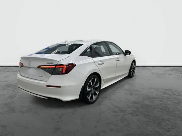 2025 Honda Civic Hybrid Sport Touring Platinum White Pearl at Honda of Clear Lake