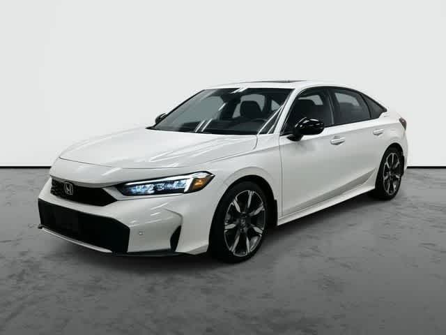 2025 Honda Civic Hybrid Sport Touring Platinum White Pearl at Honda of Clear Lake