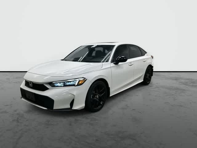2025 Honda Civic Hybrid Sport Platinum White Pearl at Honda of Clear Lake